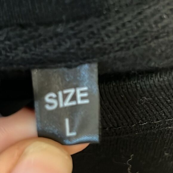 Burnside Men's Black Crewneck Sweater Sweatshirt NEW - Picture 3 of 5